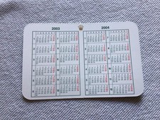 Calendario formato card usato  Italia