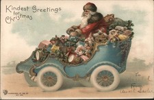 Kindest Greetings Christmas: carro ornamentado de Papai Noel com brinquedos 1906 Colorado Spri comprar usado  Enviando para Brazil