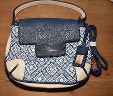 Damenhandtasche hallhuber blau gebraucht kaufen  Solingen