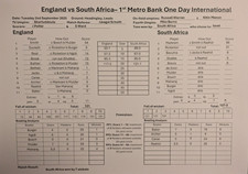 England cricket south for sale  LEEDS