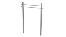 Używany, Ceownik montażowy perforowany 50x100x3mm/3mb - K-47-1-MAG na sprzedaż  PL