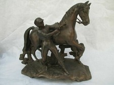 Rare statue jockey d'occasion  Villetaneuse