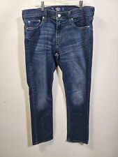 Jeans jeans masculino Hollister original 32x32 lavagem escura azul casual comprar usado  Enviando para Brazil