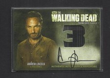 AM9 ANDREW LINCOLN THE WALKING DEAD TEMPORADA 3 AUTÓGRAFO CARTÃO GUARDA-ROUPA RICK GRIMES, usado comprar usado  Enviando para Brazil