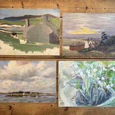 Vintage watercolour paintings for sale  CRANLEIGH