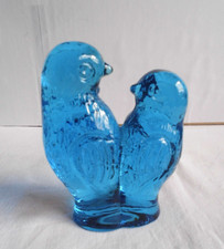 Vogelpaar blauem glas gebraucht kaufen  Seckach