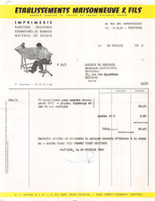 1963 imprimerie papeterie d'occasion  France