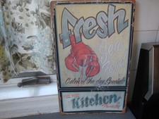 Retro fresh seafood for sale  West Hempstead