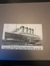 Original postcard titanic for sale  LONDON