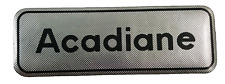 Adesivo badge acadiane usato  Pistoia