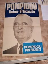 Rare affiche élection d'occasion  Saint-Saëns