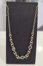 Collier blau topas gebraucht kaufen  Limburg a. d. Lahn