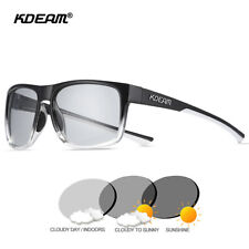 Óculos de sol polarizado esportivo masculino fotocromático externo KDEAM UV400 comprar usado  Enviando para Brazil