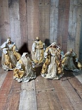 Vintage fabric nativity for sale  New Lenox