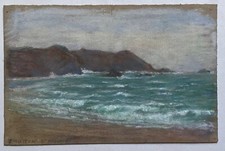 Vintage pastel seascape for sale  UK