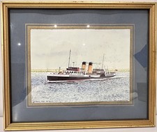 Vintage framed maritime for sale  READING