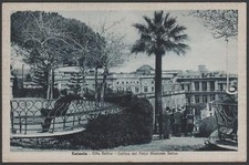 Cartolina catania villa usato  Ragusa