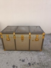 Baule antico metallo usato  Ginestra