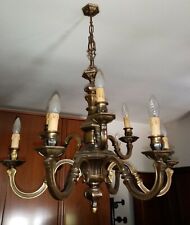 Candelabro de latão escovado 9 luzes 100 X 70 cm comprar usado  Enviando para Brazil