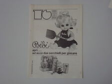 advertising Pubblicità 1973 BAMBOLA SEBINO BIBI, usado comprar usado  Enviando para Brazil