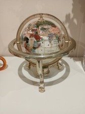 Mappamondo madreperla pietre usato  Venezia