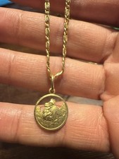 Schutzpatron anhänger 14k gebraucht kaufen  Wollmatingen