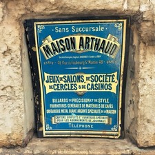 Ancienne affiche publicitaire d'occasion  Saint-Génis-des-Fontaines