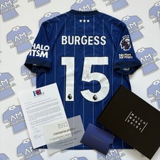 Noszona meczem sygnowana makowa koszulka domowa Cameron Burgess Ipswich Town 2024/2025 COA na sprzedaż  Wysyłka do Poland