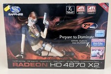Karta graficzna ATI RADEON HD 4870 X2 w oryginalnym opakowaniu / w pudełku / vintage, używany na sprzedaż  Wysyłka do Poland