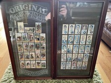Framed cigarette cards for sale  MALVERN