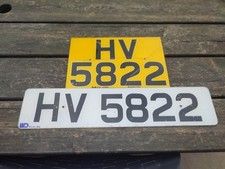 Number plate set for sale  NORWICH