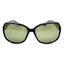 Óculos de sol oval designer de moda Chillibeans envoltório borboleta preto sobre preto, usado comprar usado  Enviando para Brazil