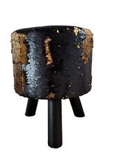 Sitzhocker schwarz gold gebraucht kaufen  Achim