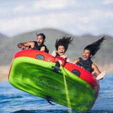 Tubos infláveis rebocáveis para 3 pessoas para passeios de barco tubos de água para barcos puxarem, usado comprar usado  Enviando para Brazil