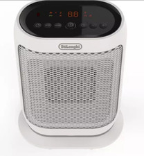 Aquecedor de cerâmica DeLonghi 1500W aquecedor de espaço pessoal oscilante #5697583 (branco) comprar usado  Enviando para Brazil
