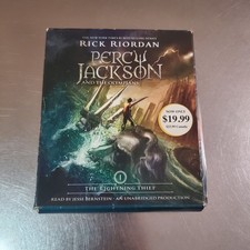 The Lightning Thief (Percy Jackson & the Olympians) by Rick Riordan CD-Audio Set, usado comprar usado  Enviando para Brazil