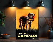 Placa de metal pesado vintage Cordial Campari Dog - (60x40cm) comprar usado Placa de metal pesado vintage Cordial Campari Dog - (60x40cm) comprar usado  Enviando para Brazil