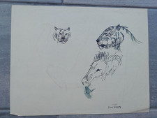 Dessin ancien étude d'occasion  Locminé