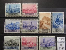 San marino 1949 usato  Trieste