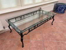 Wrought iron glass for sale  WEYBRIDGE