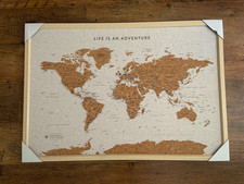 Large travel map for sale  CARDIFF