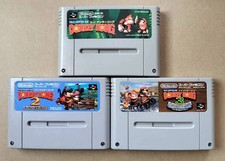 Lote 3 Super Donkey Kong Country 1 2 3 SFC Super Famicom SNES Importado do Japão  comprar usado  Enviando para Brazil