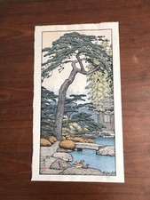 Japanese woodblock yoshida for sale  San Mateo