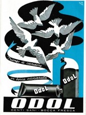 Pubblicita 1942 odol usato  Biella