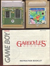 Gargoyles quest gameboy for sale  UK