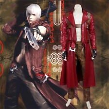 Jogo Diabo May Cry 3 Fantasia Cosplay Dante Vermelho Conjunto Completo Roupa de Festa de Halloween, usado comprar usado  Enviando para Brazil