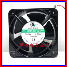 1 peça ventilador de refrigeração JD15050B24 DC24V 0.65A 150*150*50mm 2 fios comprar usado  Enviando para Brazil
