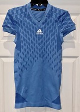 Camiseta masculina de futebol Adidas Techfit Primeknit Carolina azul celeste uniforme M 2XL comprar usado  Enviando para Brazil