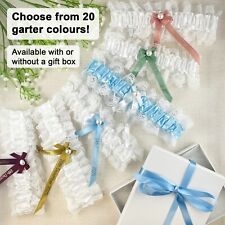 Personalised wedding garter for sale  CHORLEY