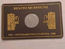 Moneta centenario mussolini usato  Foggia